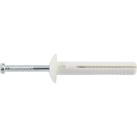 Hillman Nail Drive Anchor, 1/4" Dia., 2" L, Nylon 78801